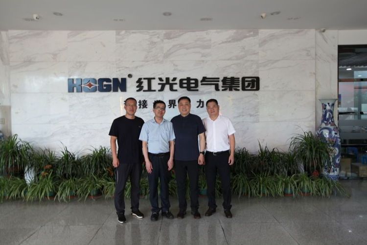 乐清市市场监视局刘勇局长一行莅临欧博ABG电气集团调研