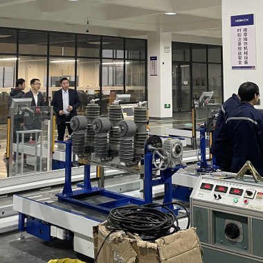 国网浙江乐清市供电有限公司总司理李建宇一行莅临欧博ABG电气集团调研